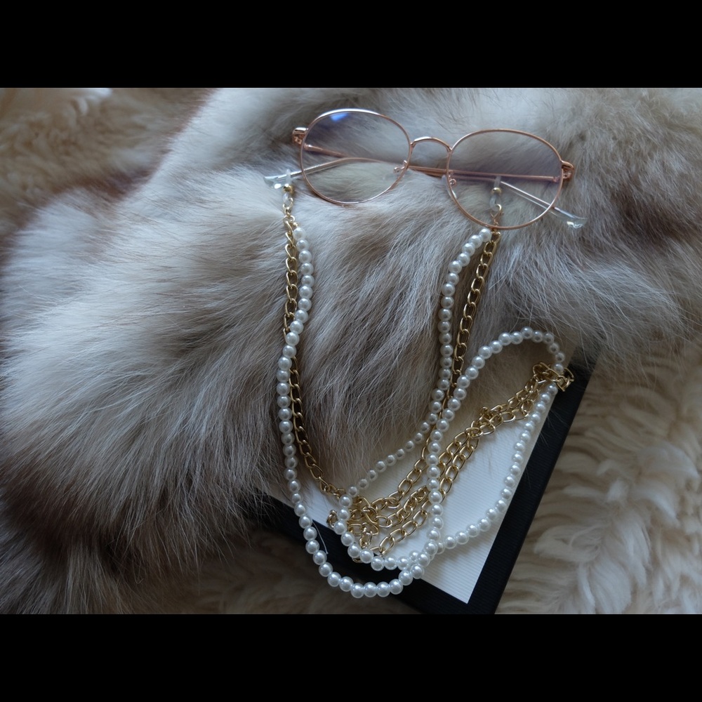 2 in 1 mask and glasses chain/holder